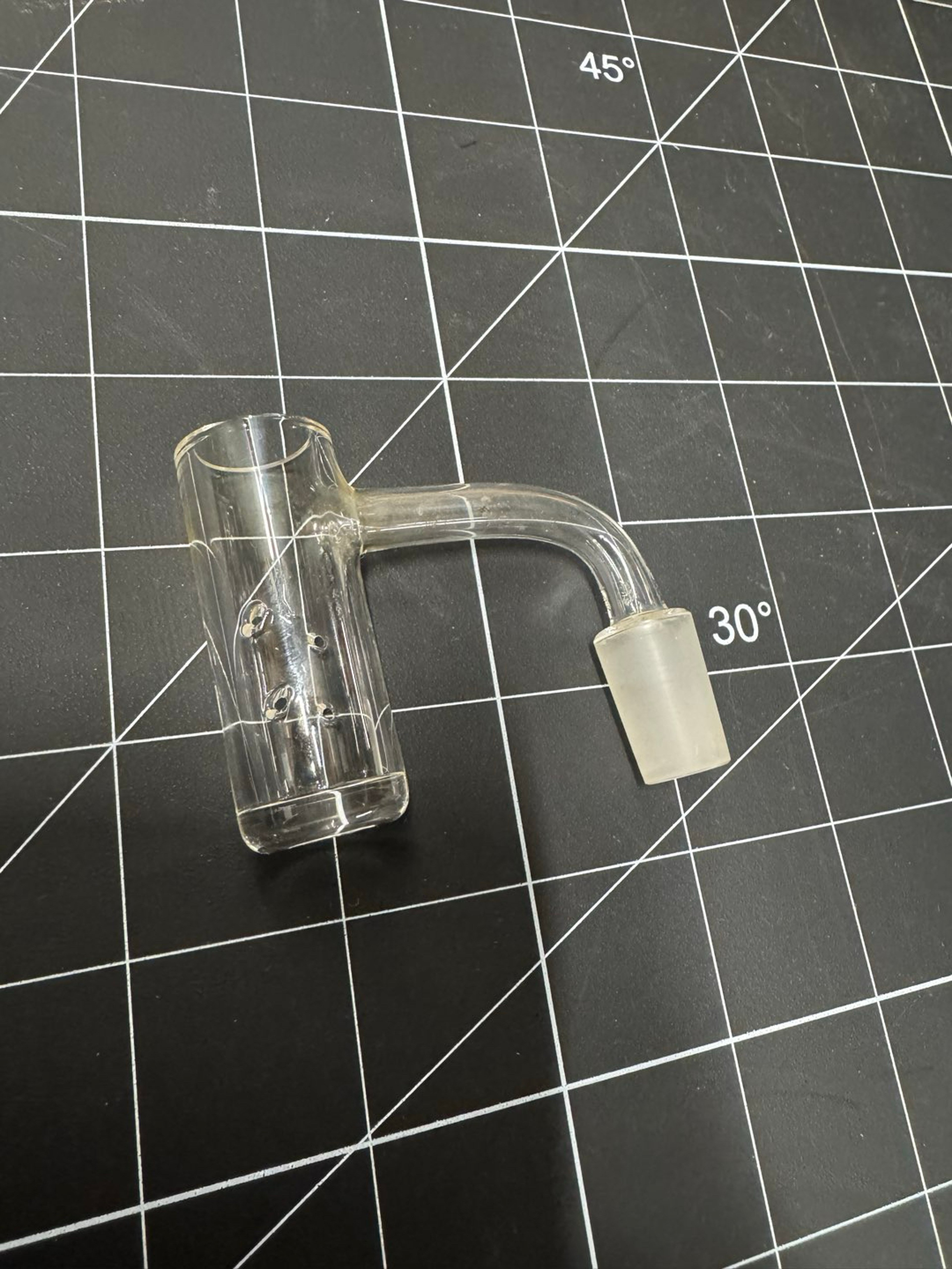Preview pic of Eross 4.0 glass lil Whiz 14/90 quartz banger