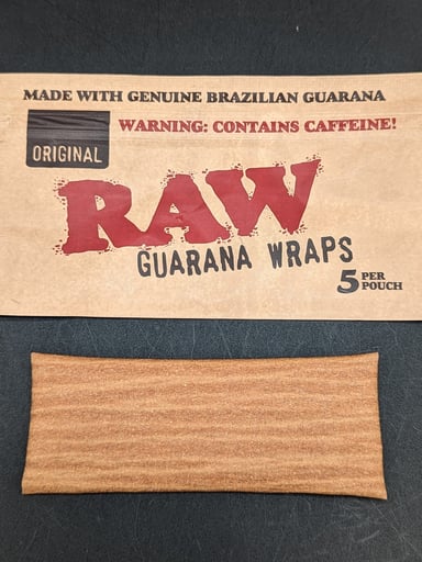 Preview pic of ($1.50) CAFFEINE RAW GUARANA WRAPS