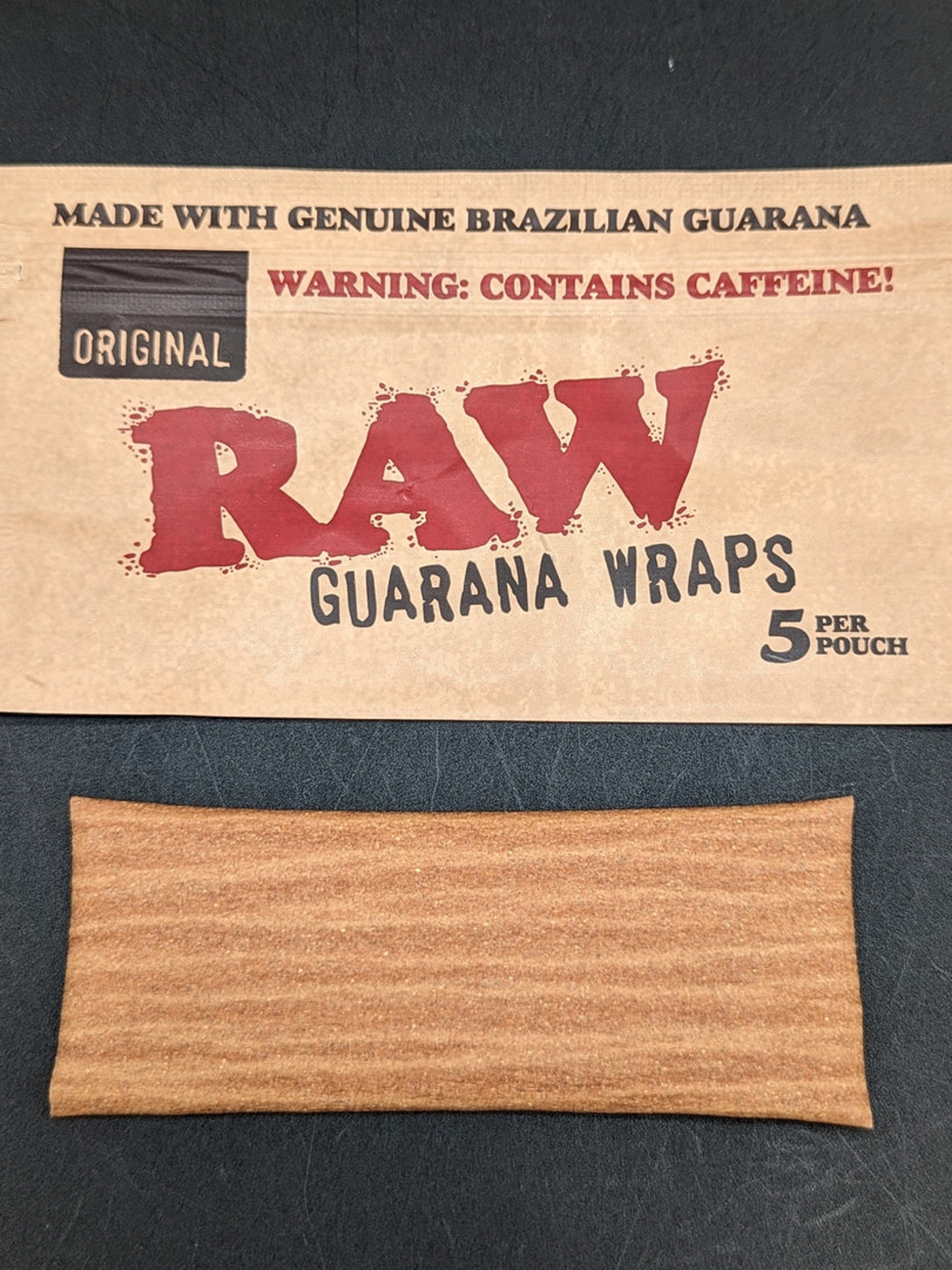 Preview pic of ($1.50) CAFFEINE RAW GUARANA WRAPS