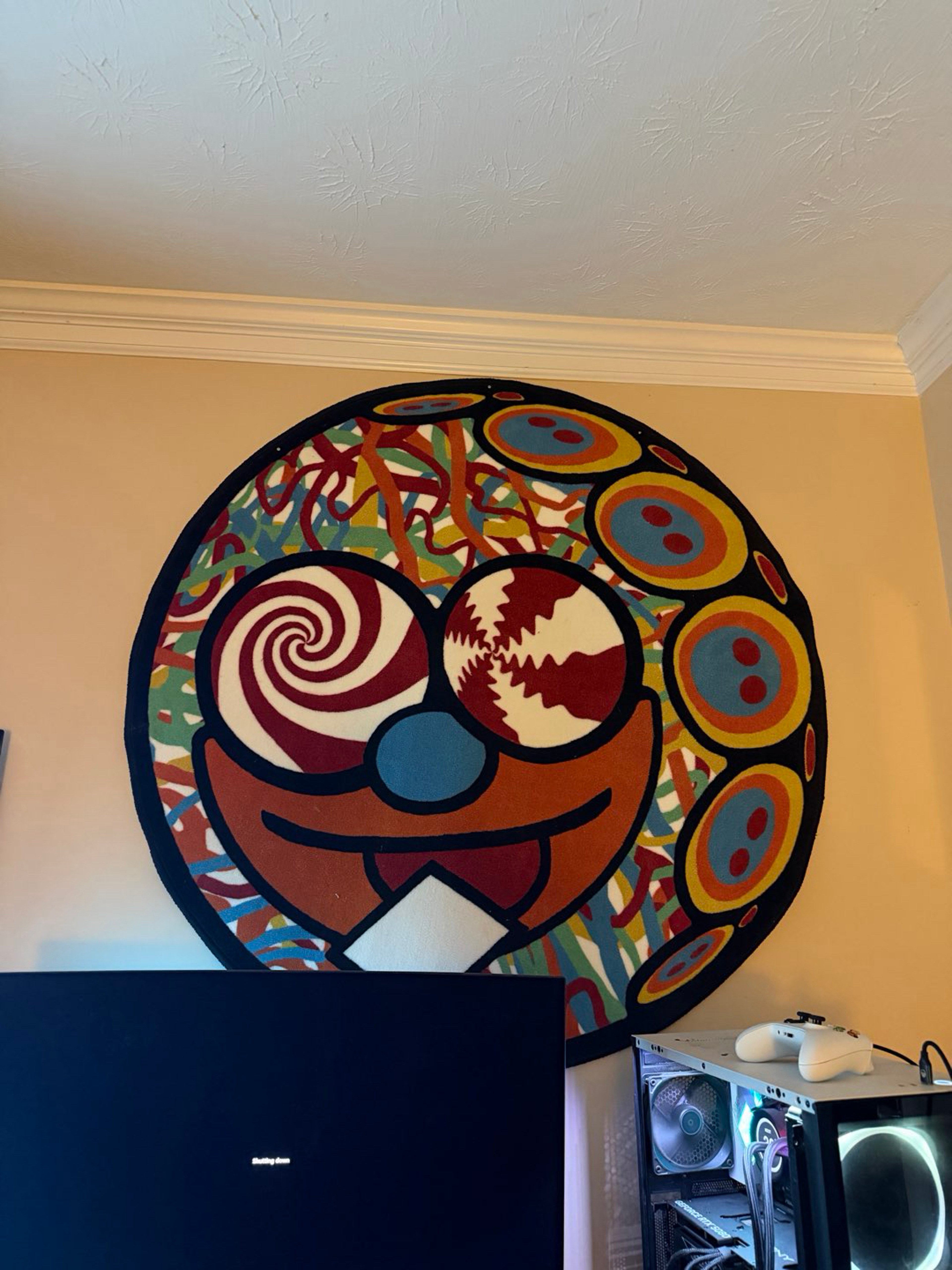 Gongster/plc 1st edition signed rug image 0