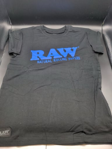 Preview pic of RAW POCKET T SHIRT - BLUE LOGO