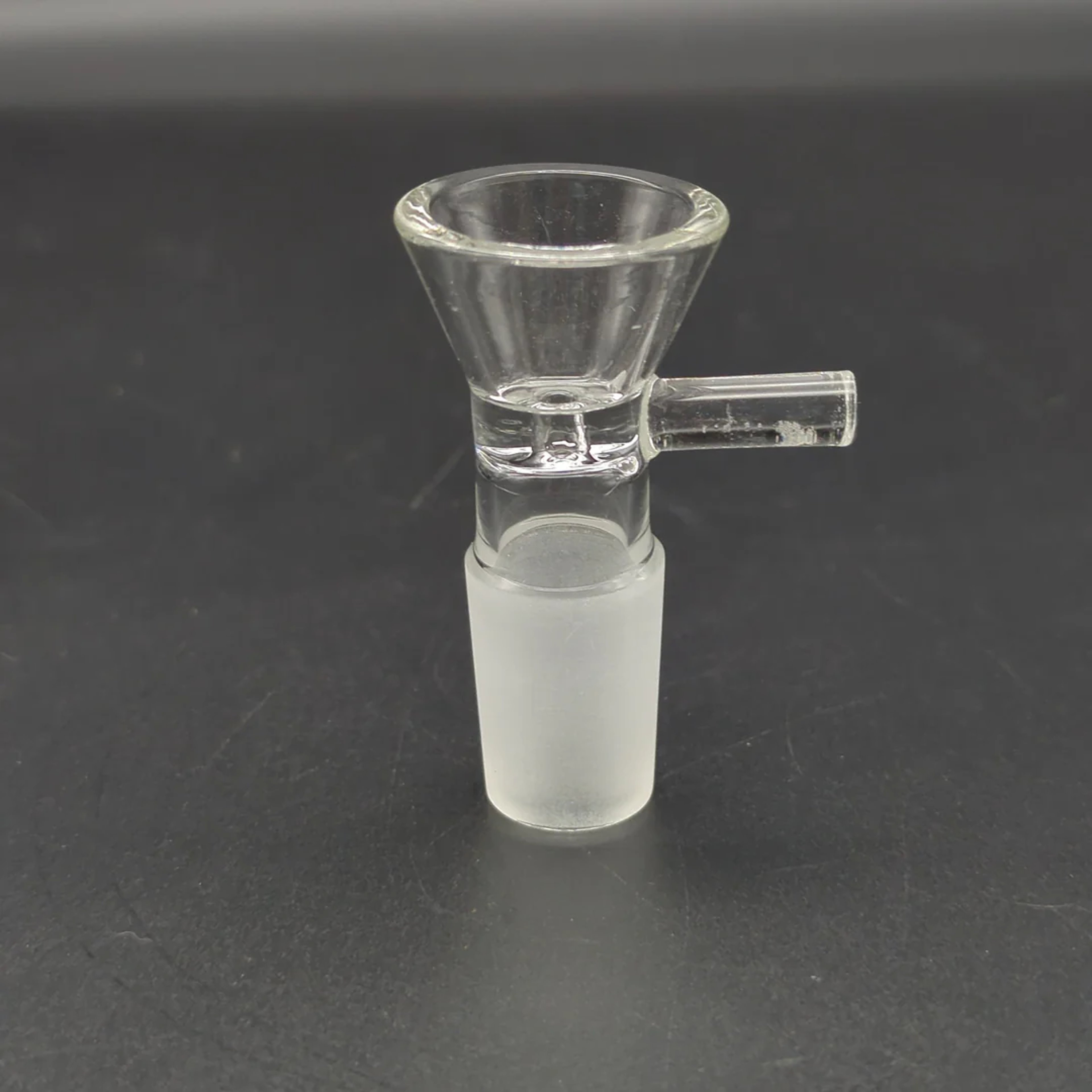 STANDARD GLASS BOWL WITH HANDLE 18MM MALE image 0