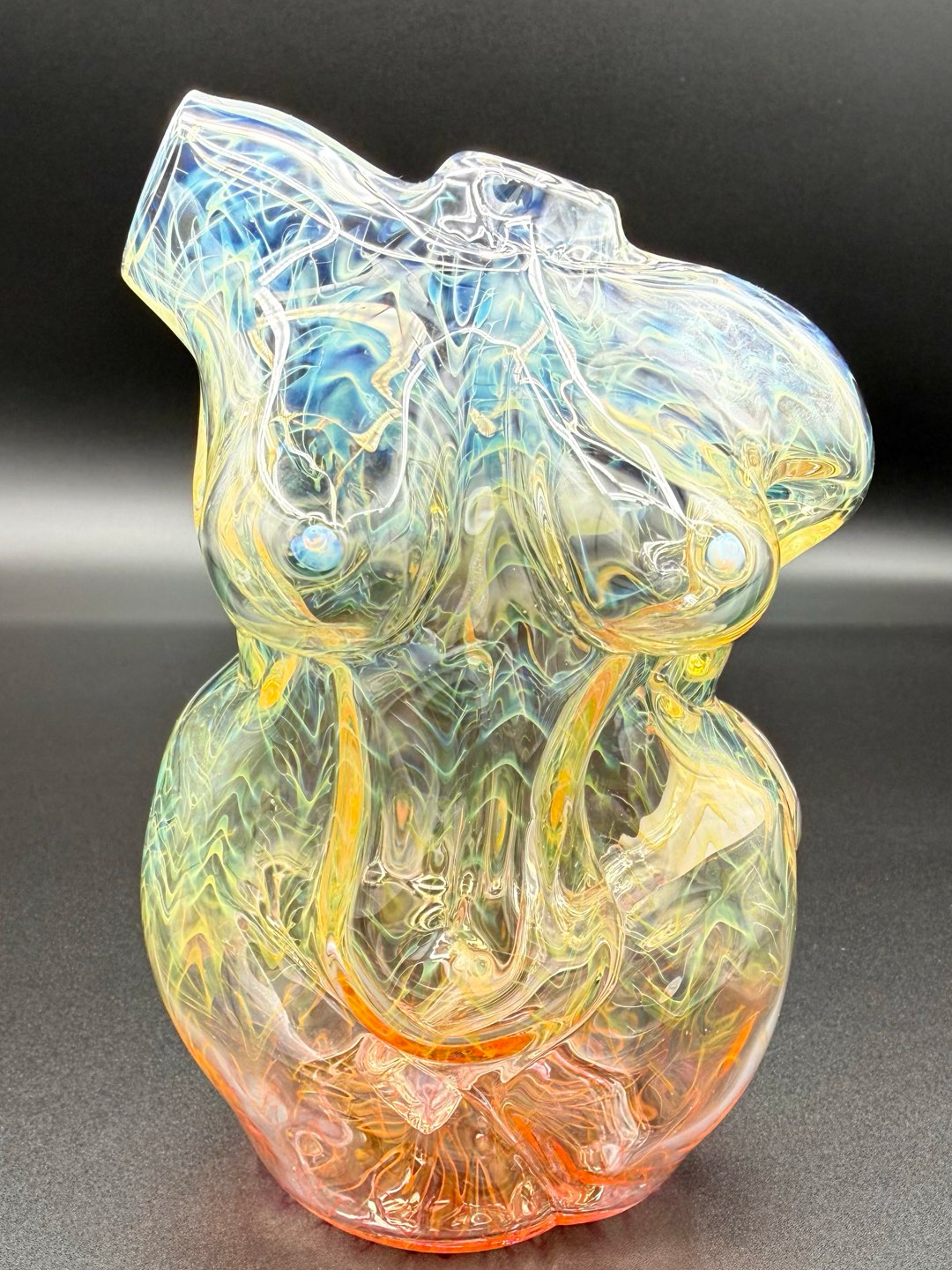 Preview pic of Rose Glass Goddess Fumed Rig