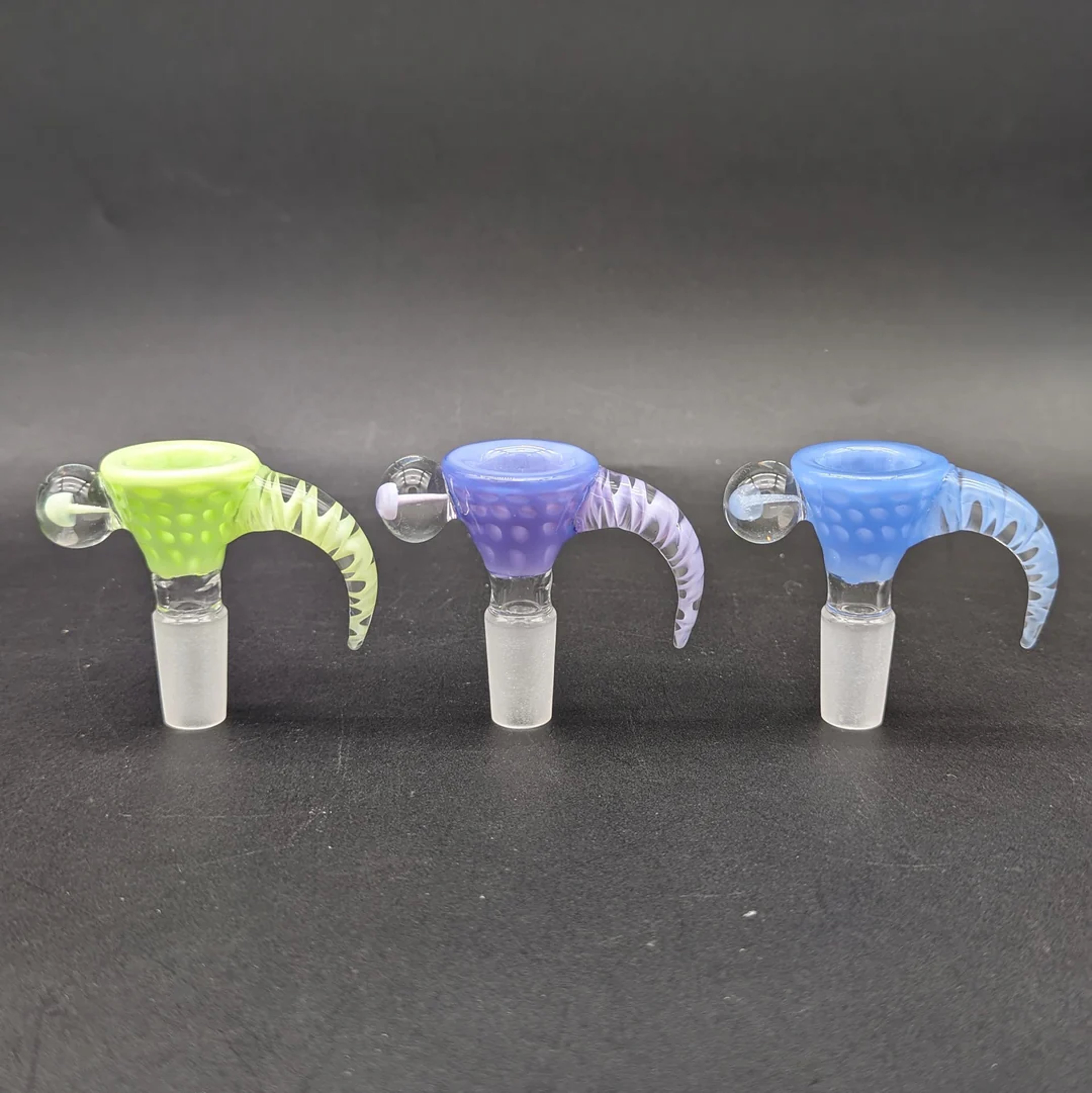 14MM HONEYCOMB HERB SLIDES W/ 4 HOLE SCREEN image 0