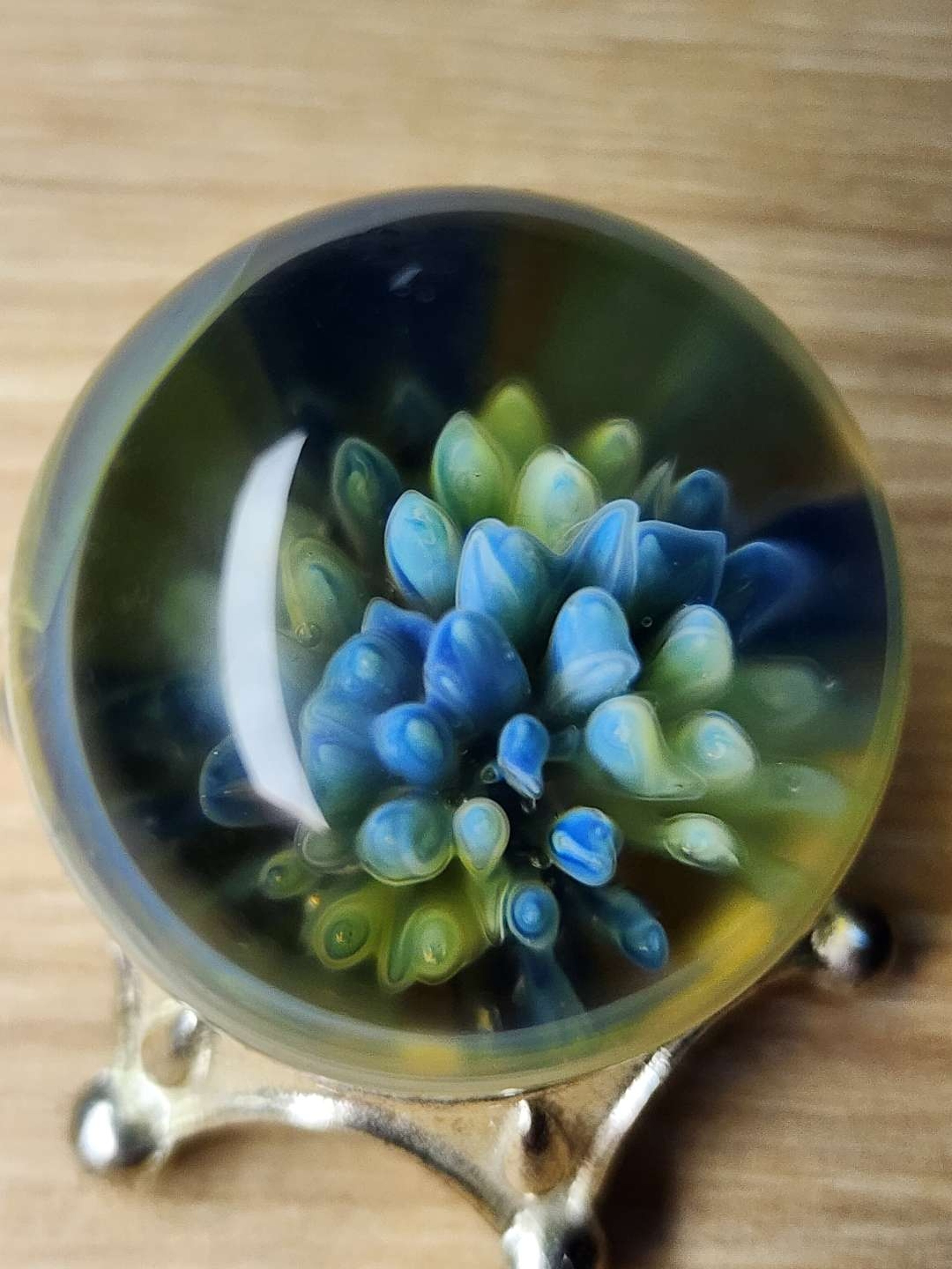Preview pic of 1.6 inch spike Implosion Marble