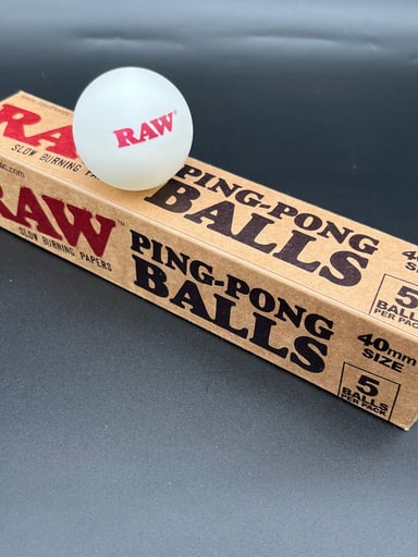 Preview pic of RAW PING PONG BALLS | 5 PACK