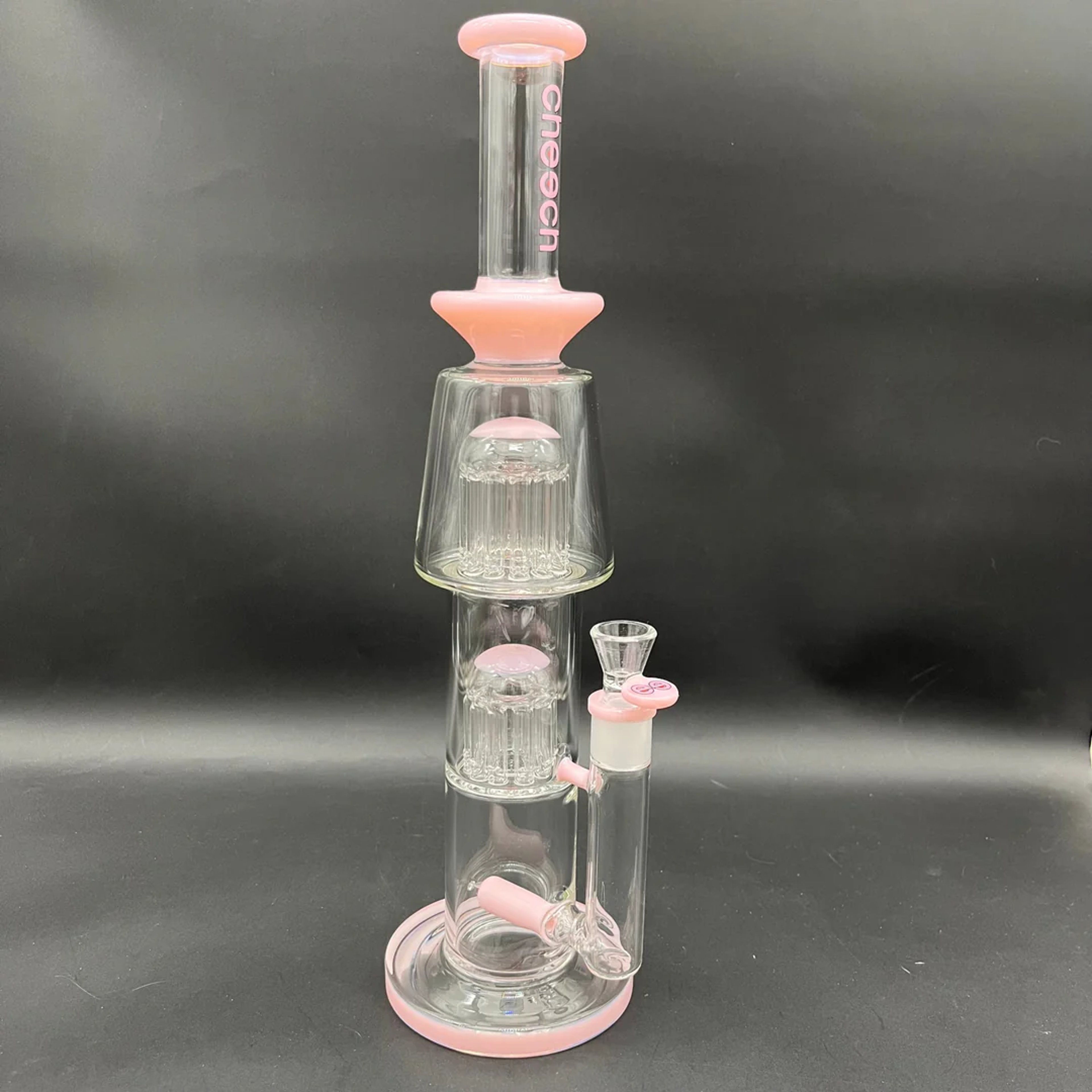 Preview pic of CHEECH GLASS - 16" WATCH ME STACK MY BUBBLES WATER PIPE