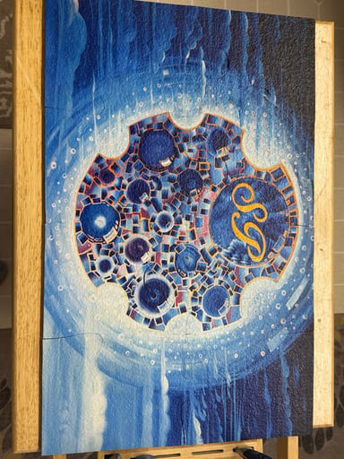 Preview pic of Swiss perc puzzle piece mat