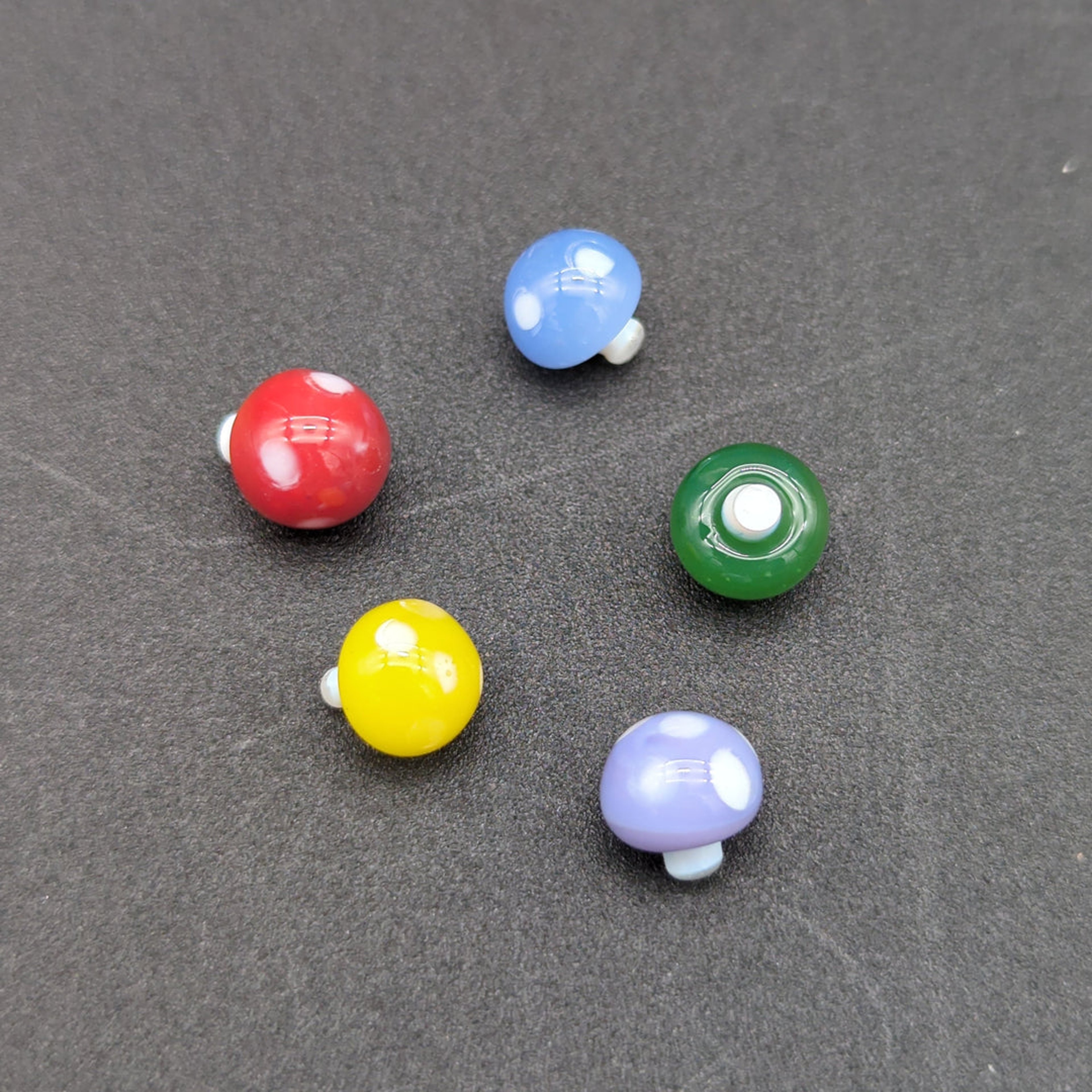 Preview pic of ($2) PULSAR BANGER INSERT BEAD - MUSHROOMS