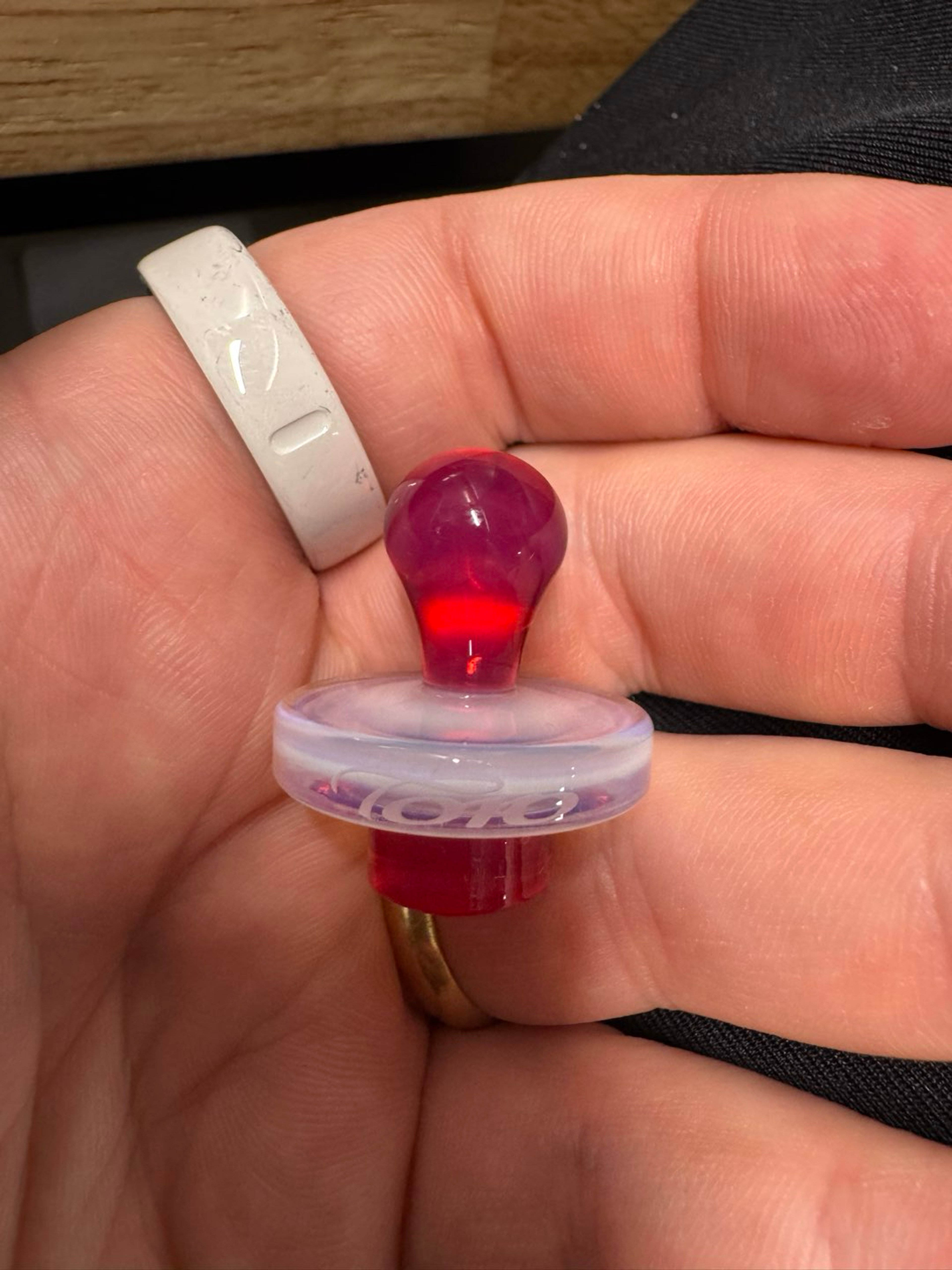 Preview pic of Toro 20mm UFO slurper cap - pink and milky