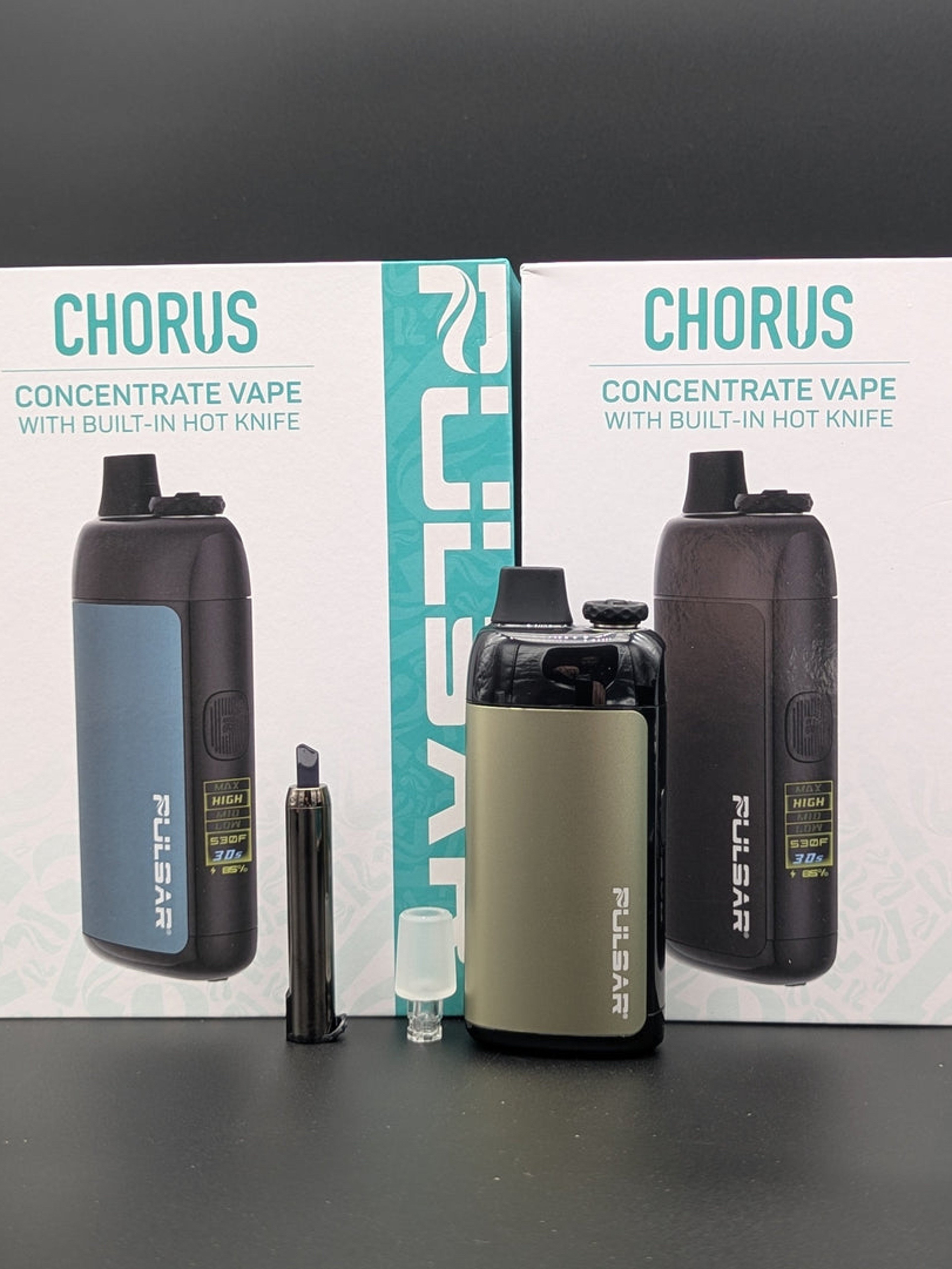Preview pic of PULSAR CHORUS CONCENTRATE VAPORIZER + MINI HOT KNIFE | 2200MAH