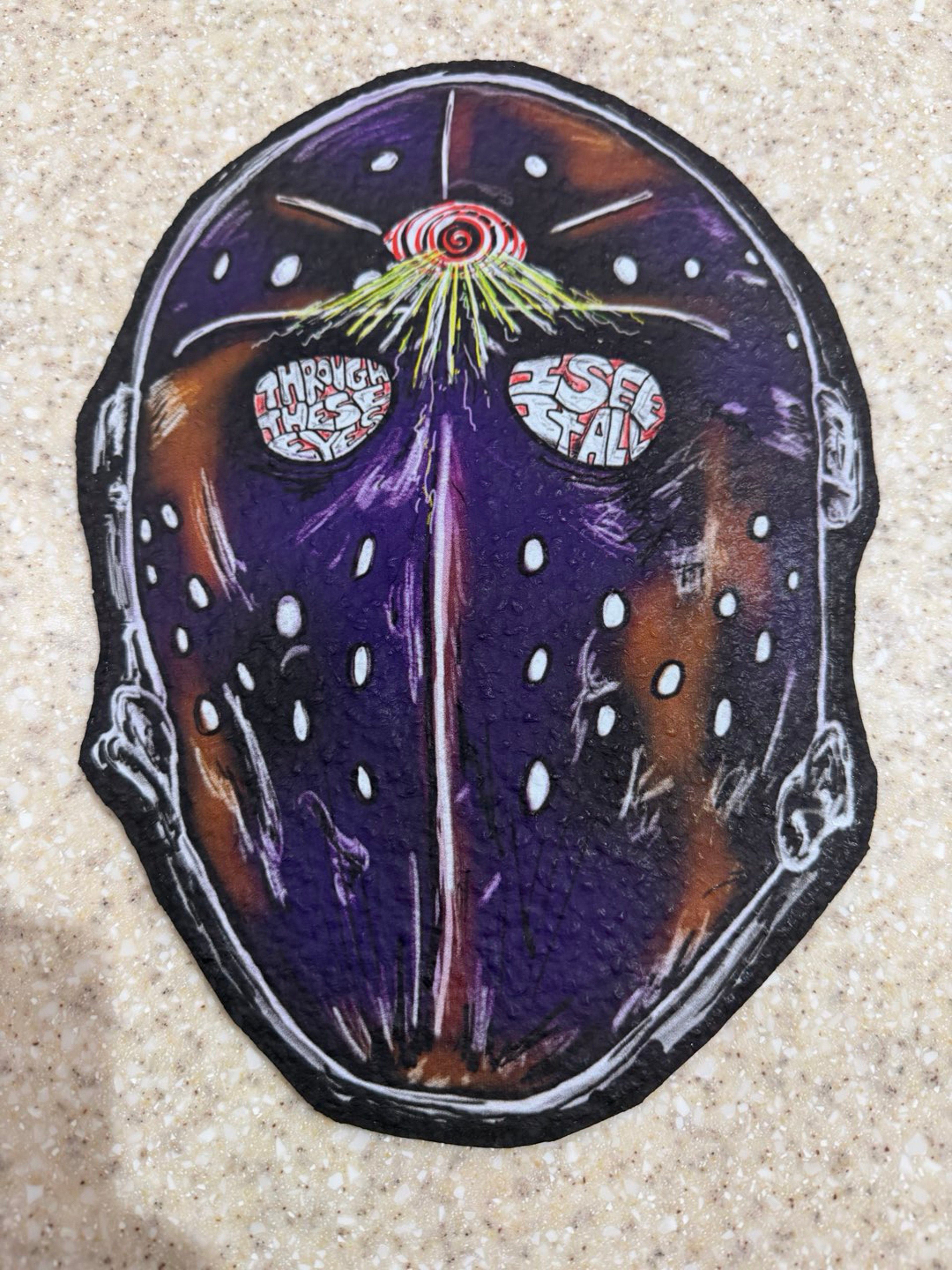 “Third Eye Hockey Mask” Moodmat: Joey BCE collab image 0