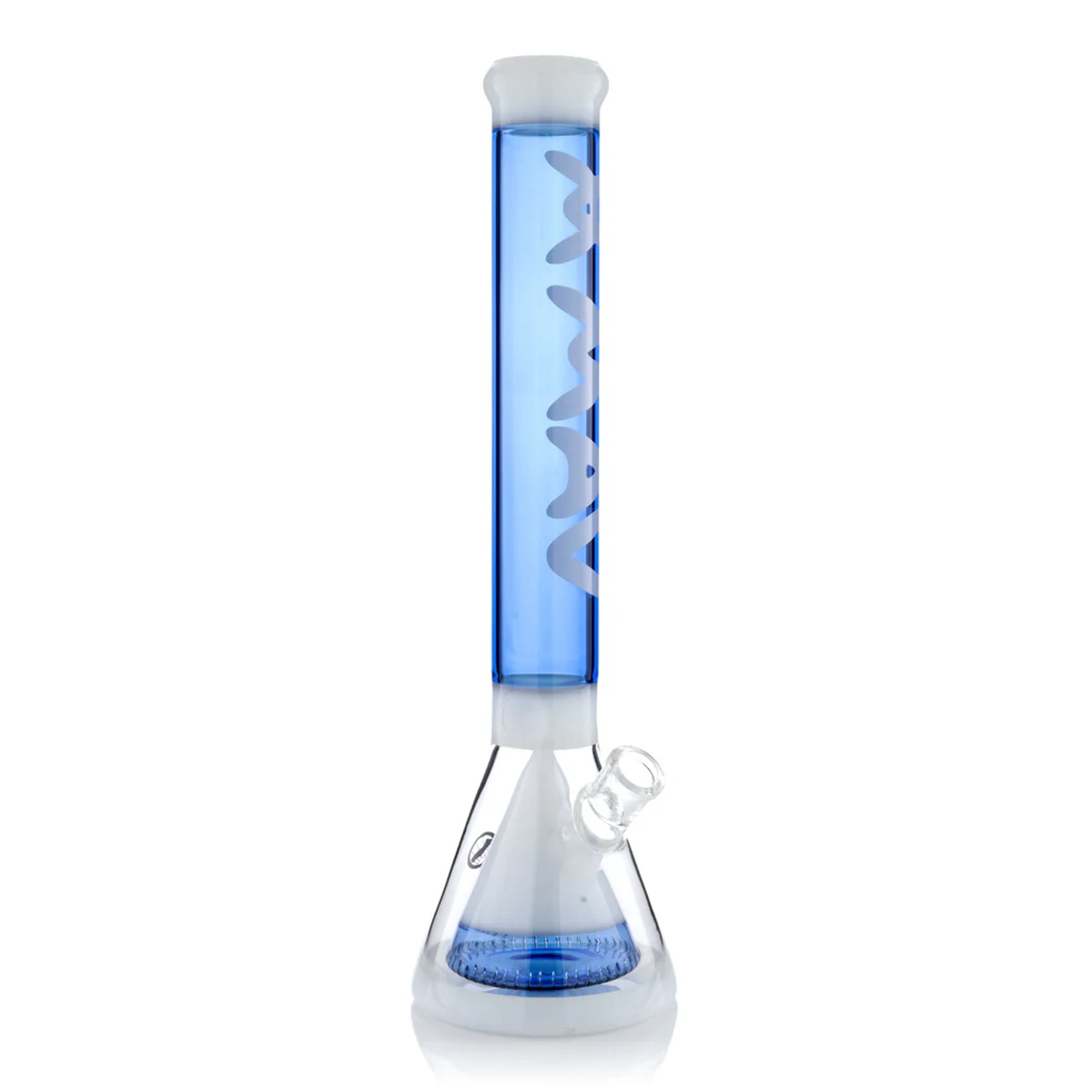 Preview pic of 18" Manhattan Pyramid Beaker Blue and White