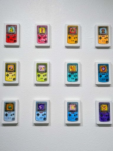 Preview pic of Trevy Metal "Game Boy" Original on Canvas Series (#7-12)
