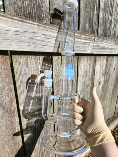 Preview pic of RK glass 17" 44mm Tripple Down Recycler