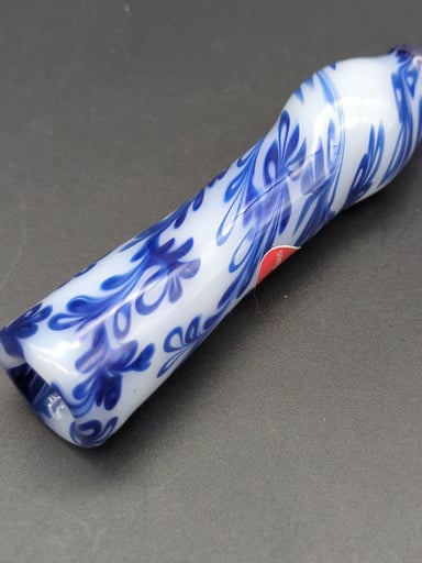 Preview pic of SQWASH GLASS FLOWER DESIGNED CHILLUMS