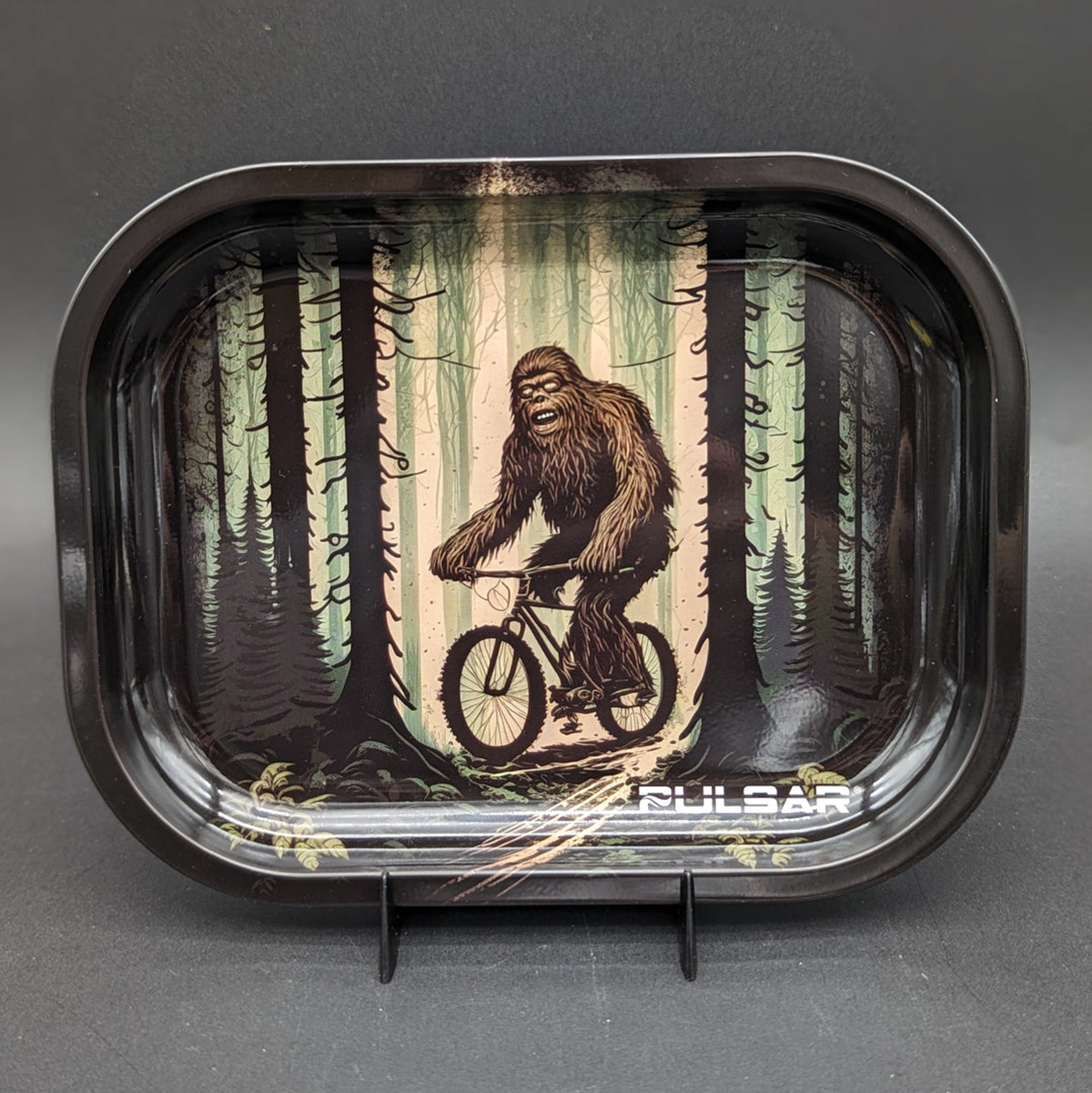 Preview pic of PULSAR MINI METAL ROLLING TRAY | BIGFOOT RIDES AGAIN | 7"X5.5"