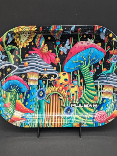 Preview pic of PULSAR ROLLING TRAY | GARDEN OF COSMIC DELIGHTS | 7" X 5.5"