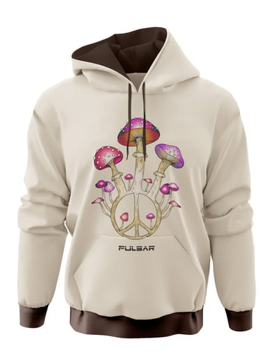 Preview pic of PULSAR PEACE N SHROOMS HOODIE