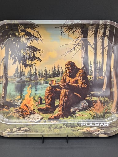 Preview pic of PULSAR LARGE METAL ROLLING TRAY | CAMPING BIGFOOT | 13"X11"