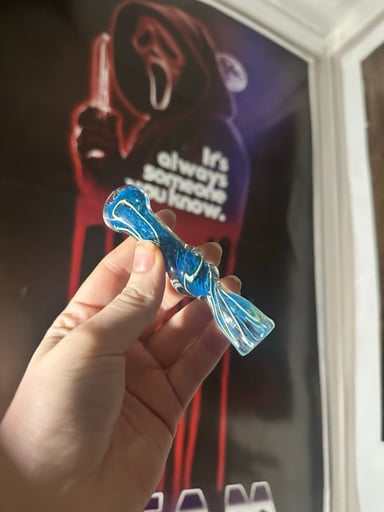 Preview pic of Blue/White Chillum