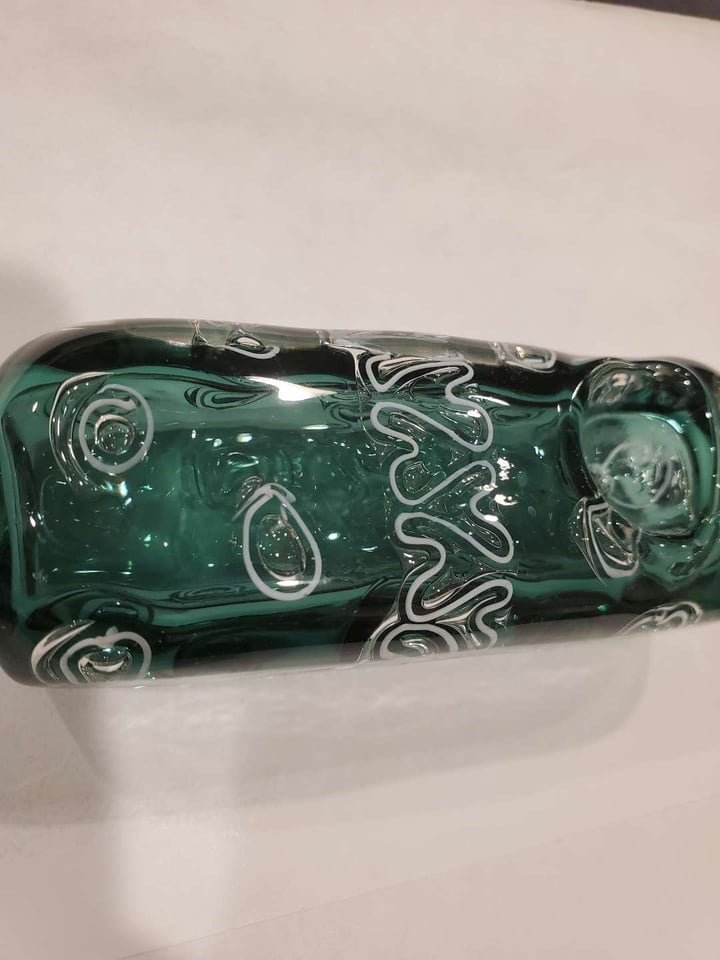 Rectangular Green and White Wa... | Shop Spoons on GlassPass