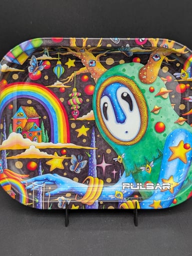 Preview pic of PULSAR METAL ROLLING TRAY | THE WORLD WAS MAD