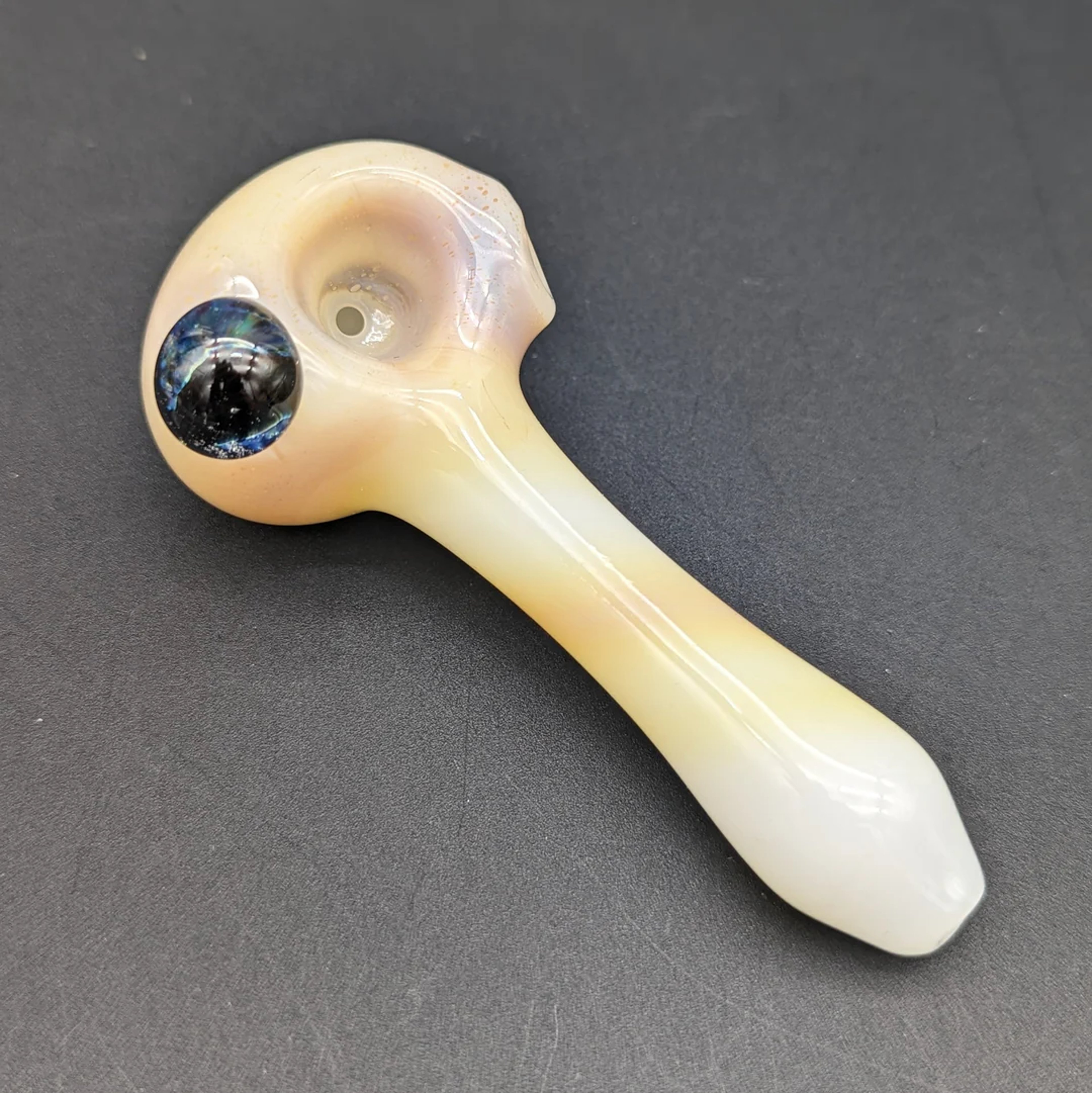 4" MULTI COLOR TWIST PIPES - READING GLASS MILITIA image 0