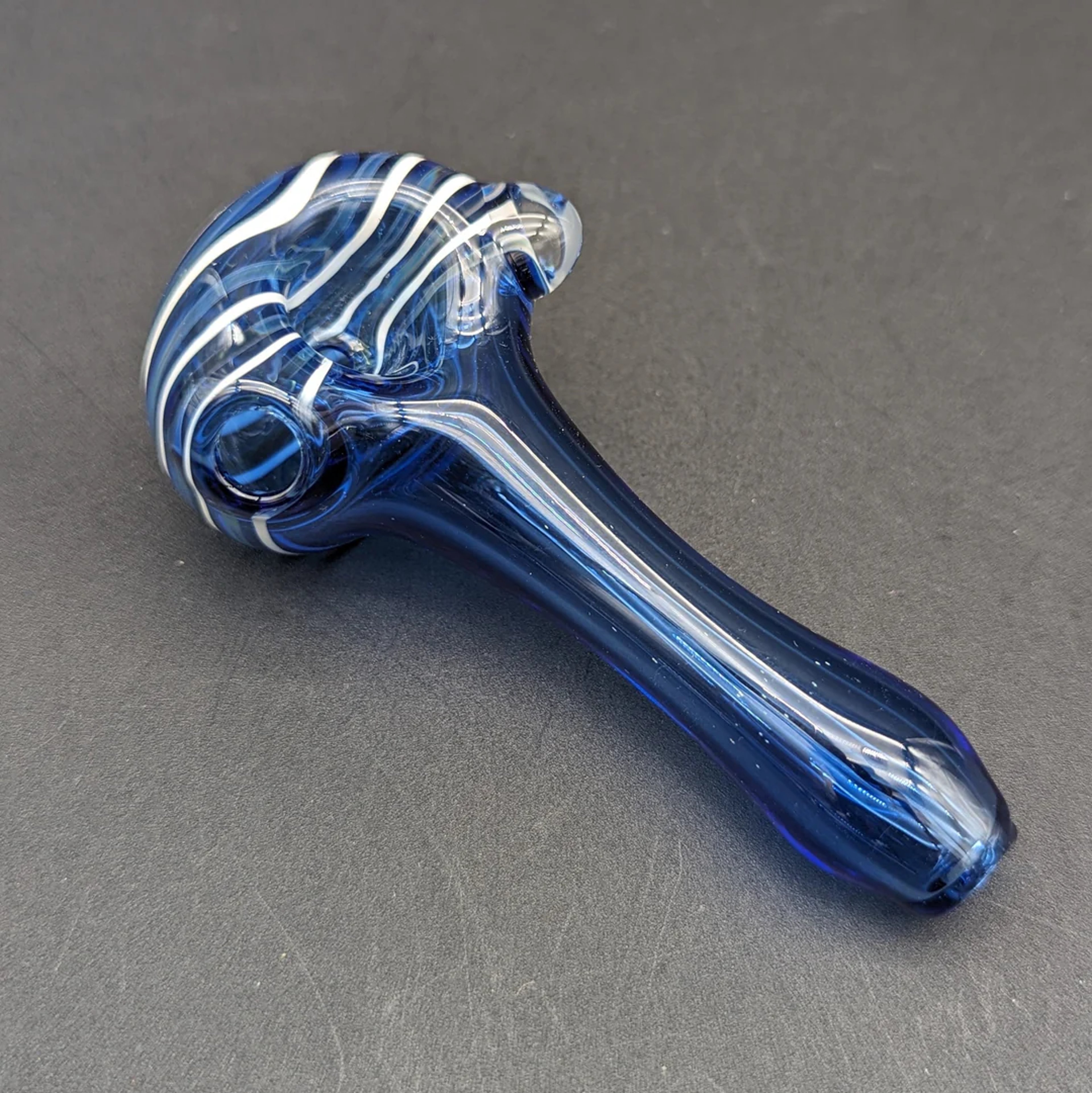 MINI SPIRAL SPOON PIPES - READING GLASS MILITIA image 0