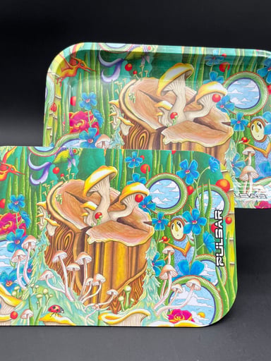 Preview pic of PULSAR METAL ROLLING TRAY & LID | WHERE LOVE IS ALIVE