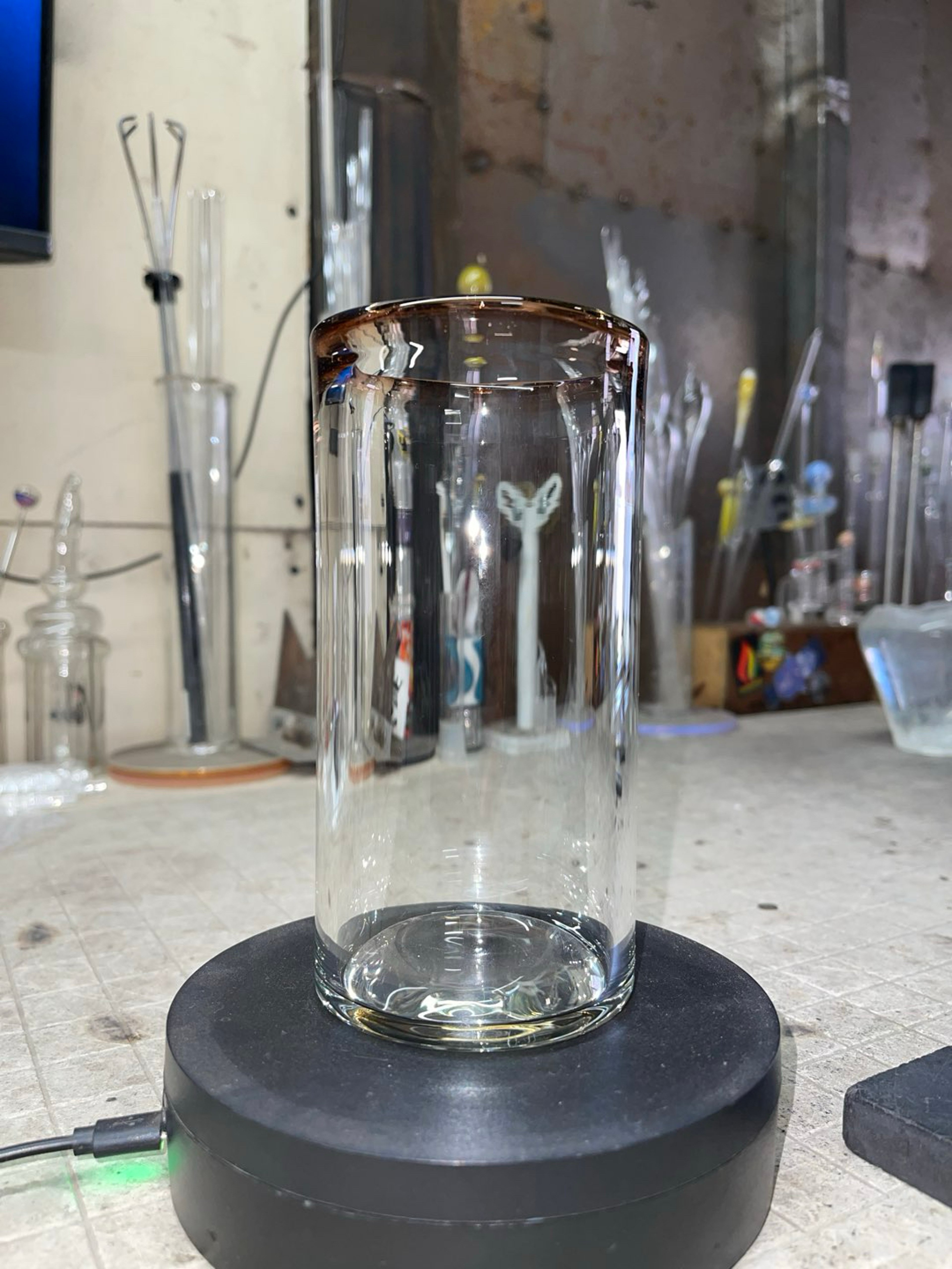 Preview pic of Topaz color 6” tall 3” wide