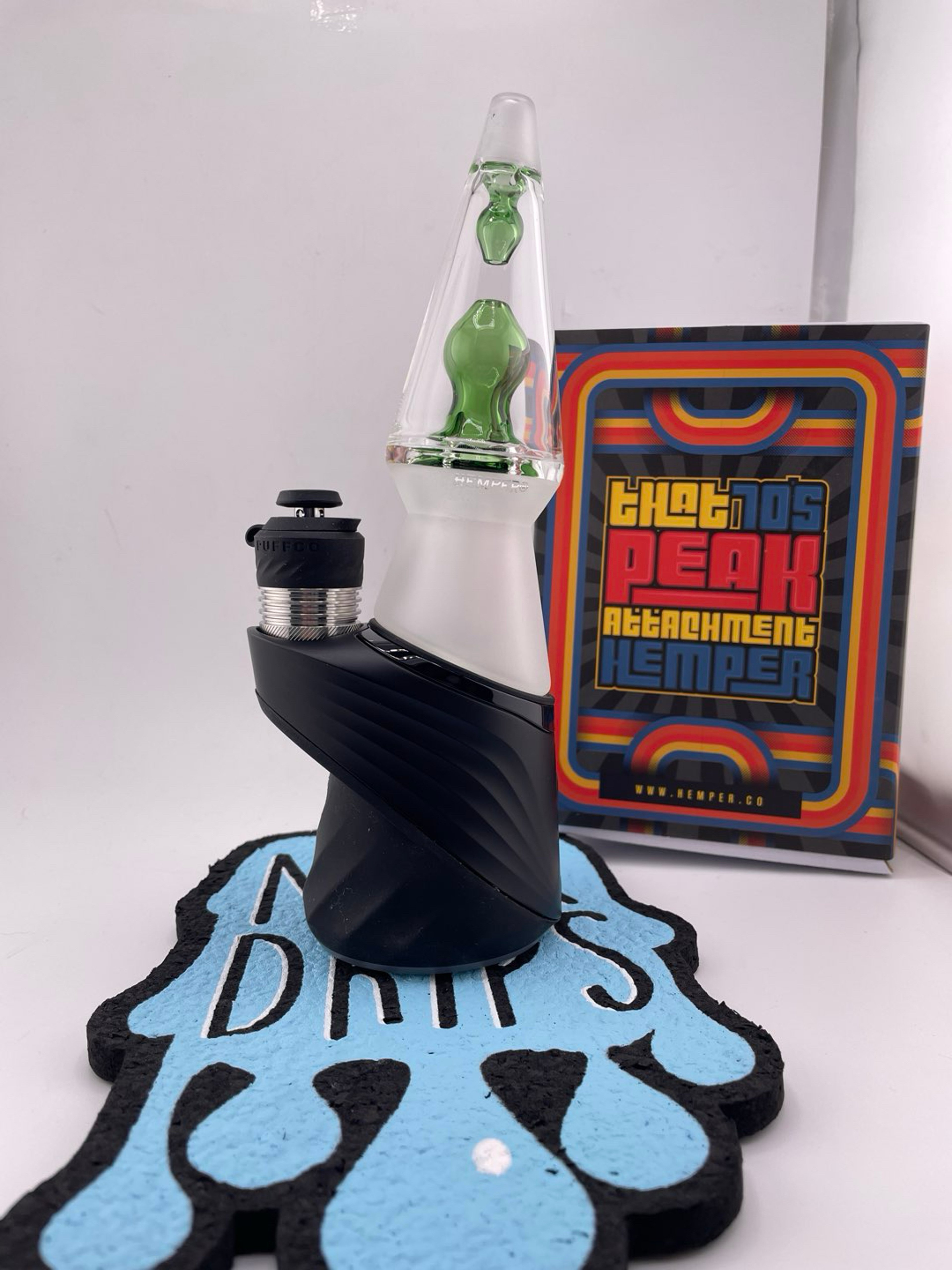 Hemper Puffco Peak Attachment- That 70s/ Lava lamp image 0