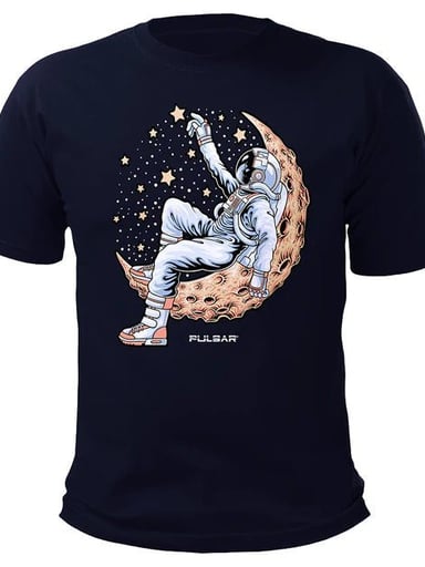 Preview pic of PULSAR COTTON T- SHIRT - STAR REACHER
