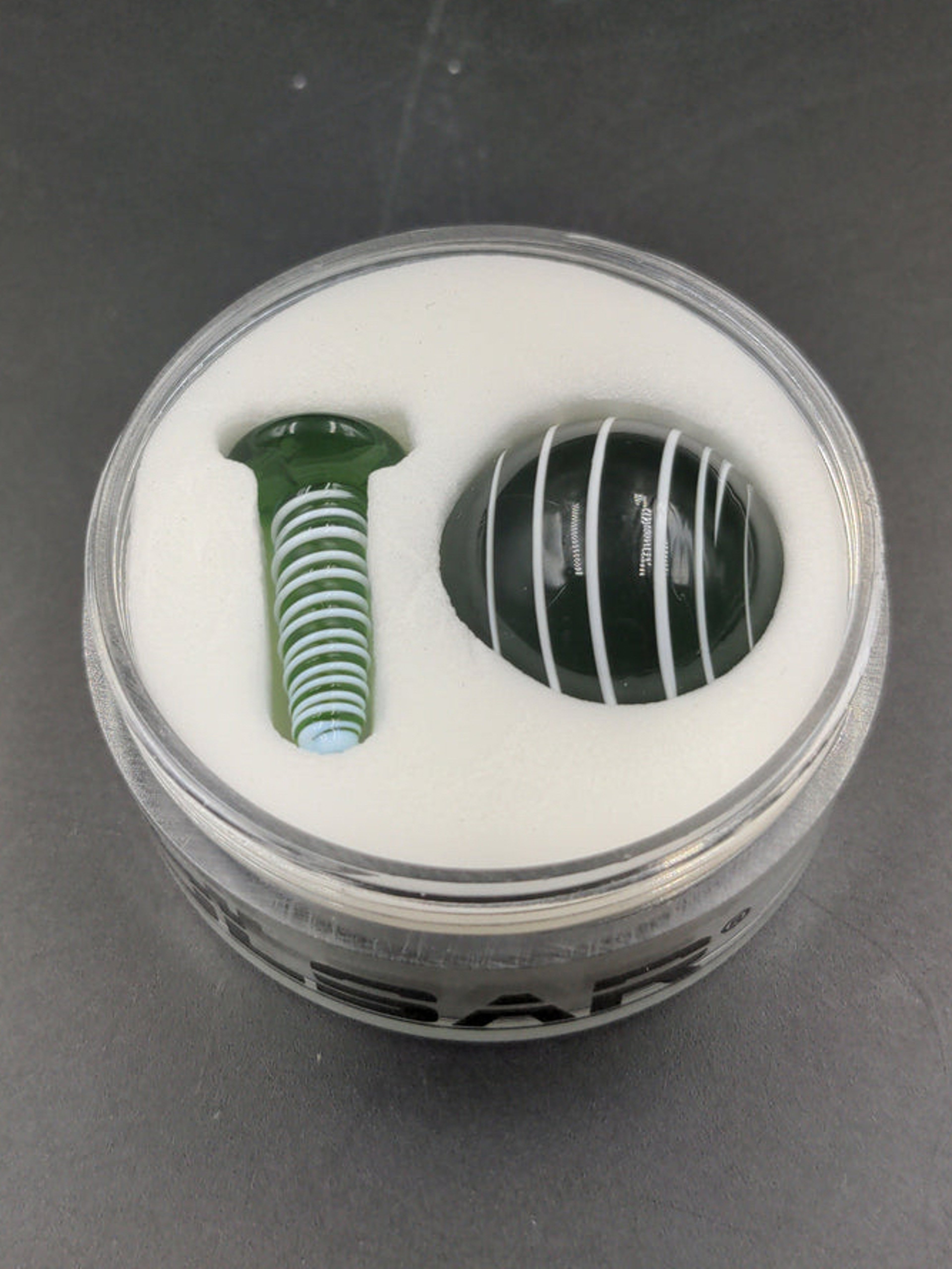 PULSAR TERP SLURPER SCREW & MARBLE SET | 2PC image 0