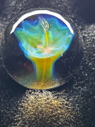 Preview pic of 0.78" Silver Fumed Blossom