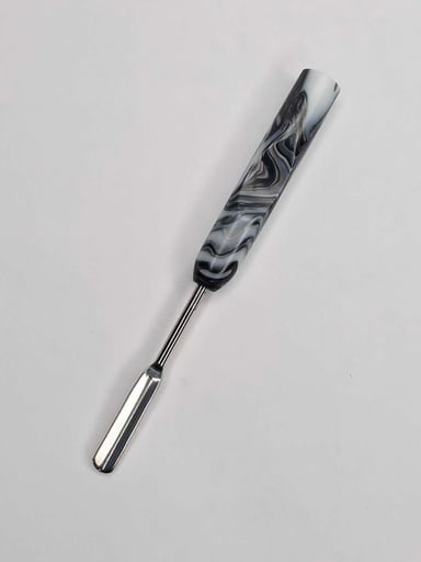 Preview pic of Black Tide – Handmade Marble Handle Stainless Steel Tool | Recycled Plastic Handle | Precision Craft Tool | Mellow Box