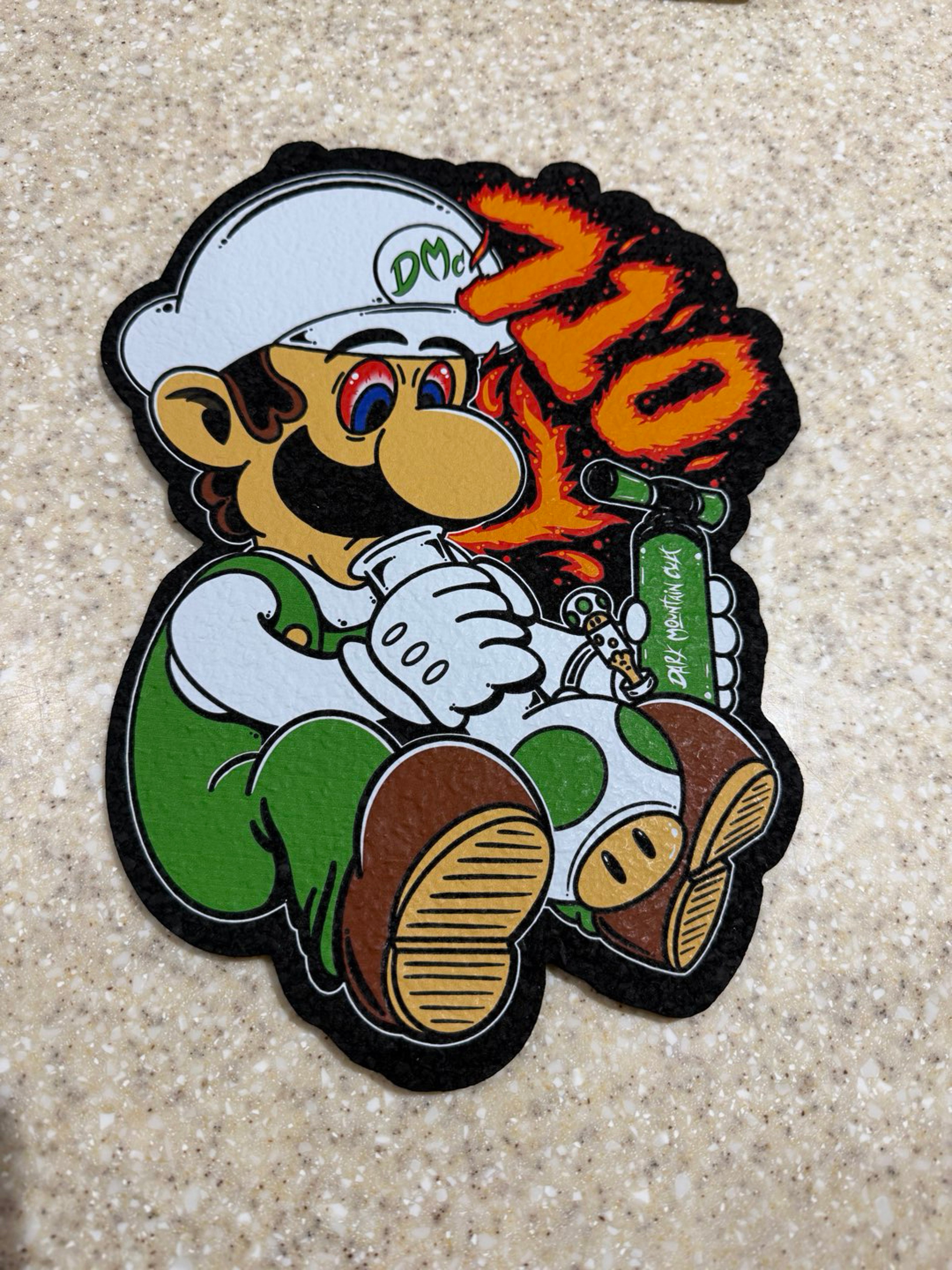 Luigi Greenfire Moodmat: Dark Mountain Cult Collab image 0