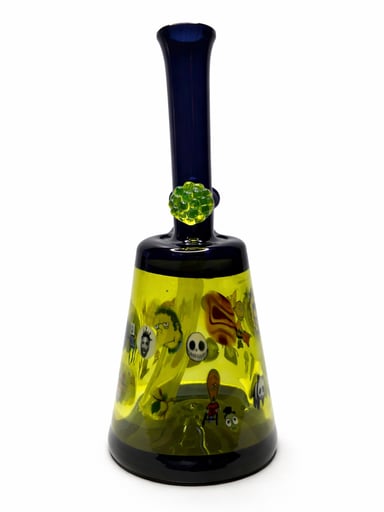 Preview pic of Heady Beaker Bong w/ Encased Millie Art  Piece – 14mm