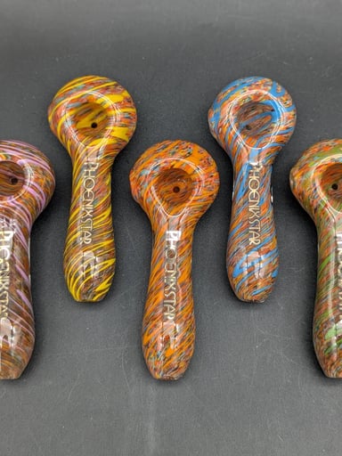 Preview pic of PHOENIX 4.5" FRIT & SWIRL HAND PIPE