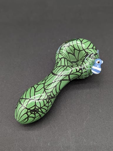 Preview pic of 4" COLOR SPIDER WEB SPOON HAND PIPE