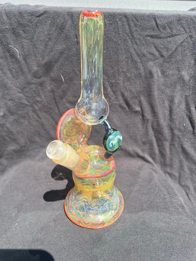 Preview pic of Fumed 10mm 2 hole fumed floater.