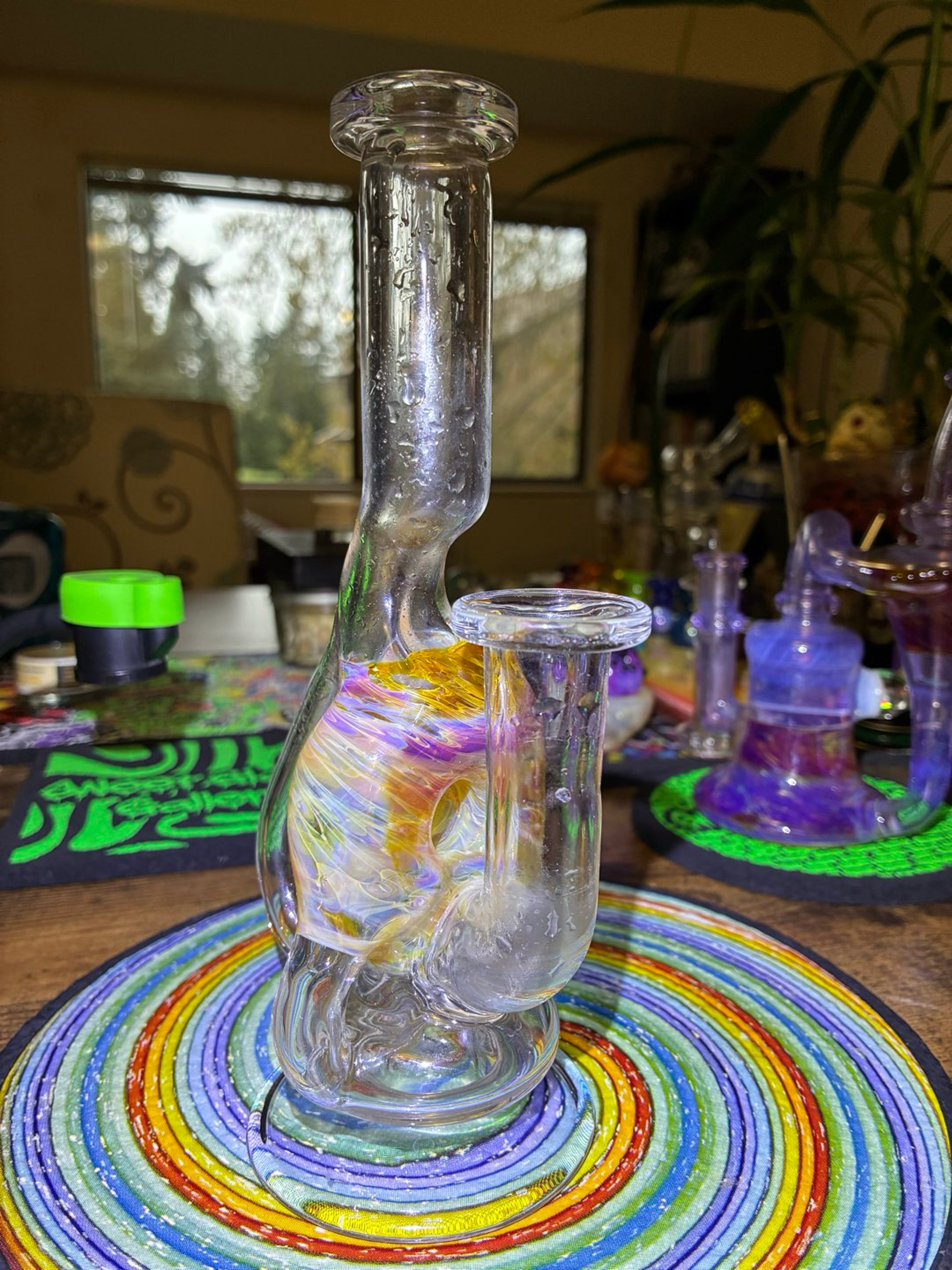 Preview pic of WorkHawt 14mm donut bubble dumper with three bangers