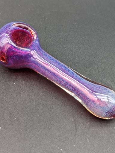 Preview pic of 4.5" PURPLE FRITTED HAND PIPE