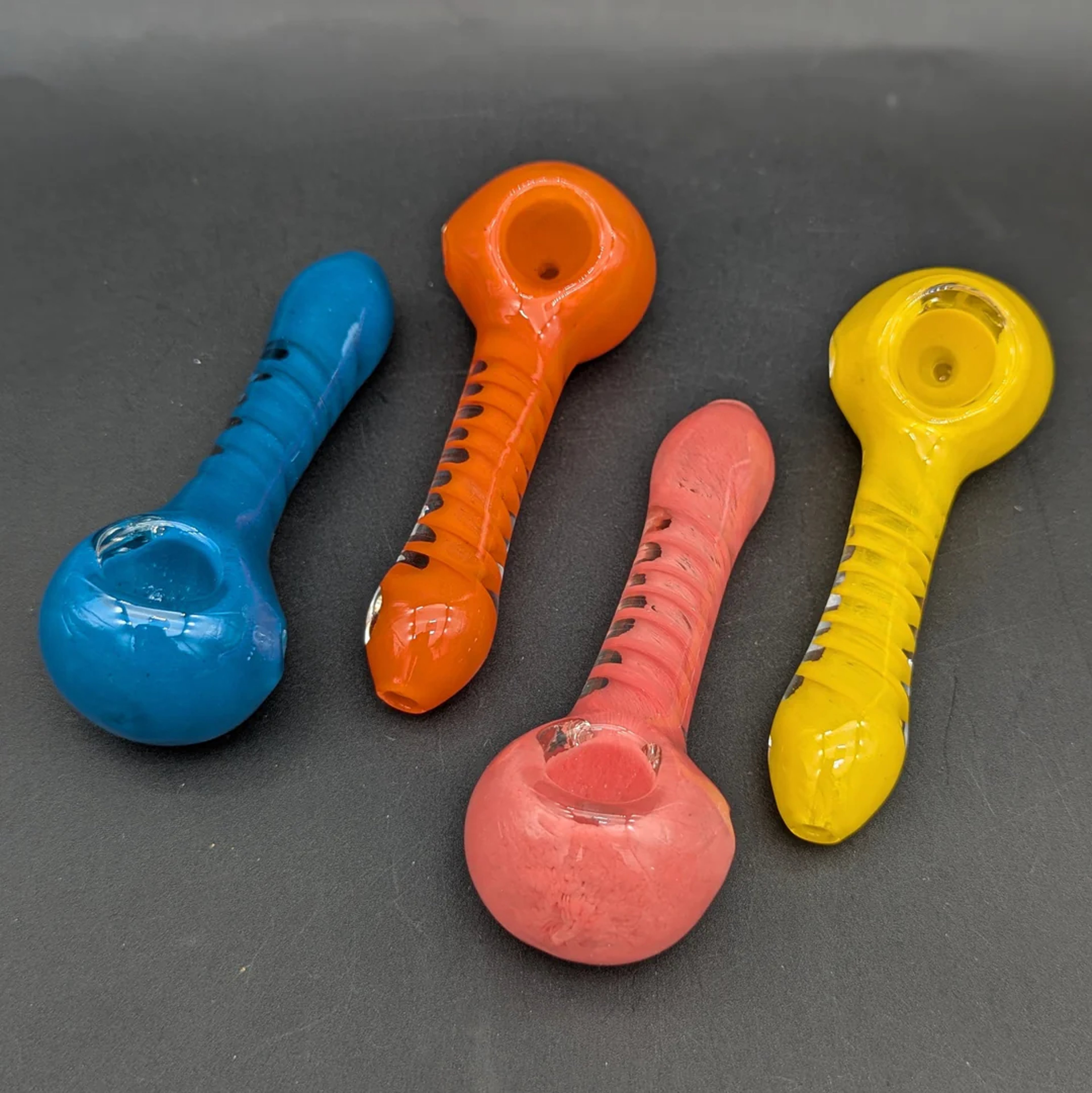 4" COLOR SWIRL HAND PIPES image 0