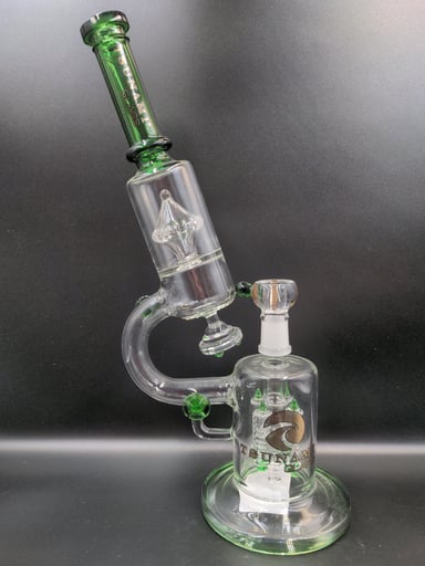 Preview pic of TSUNAMI GLASS MICROSCOPE BONG 14"