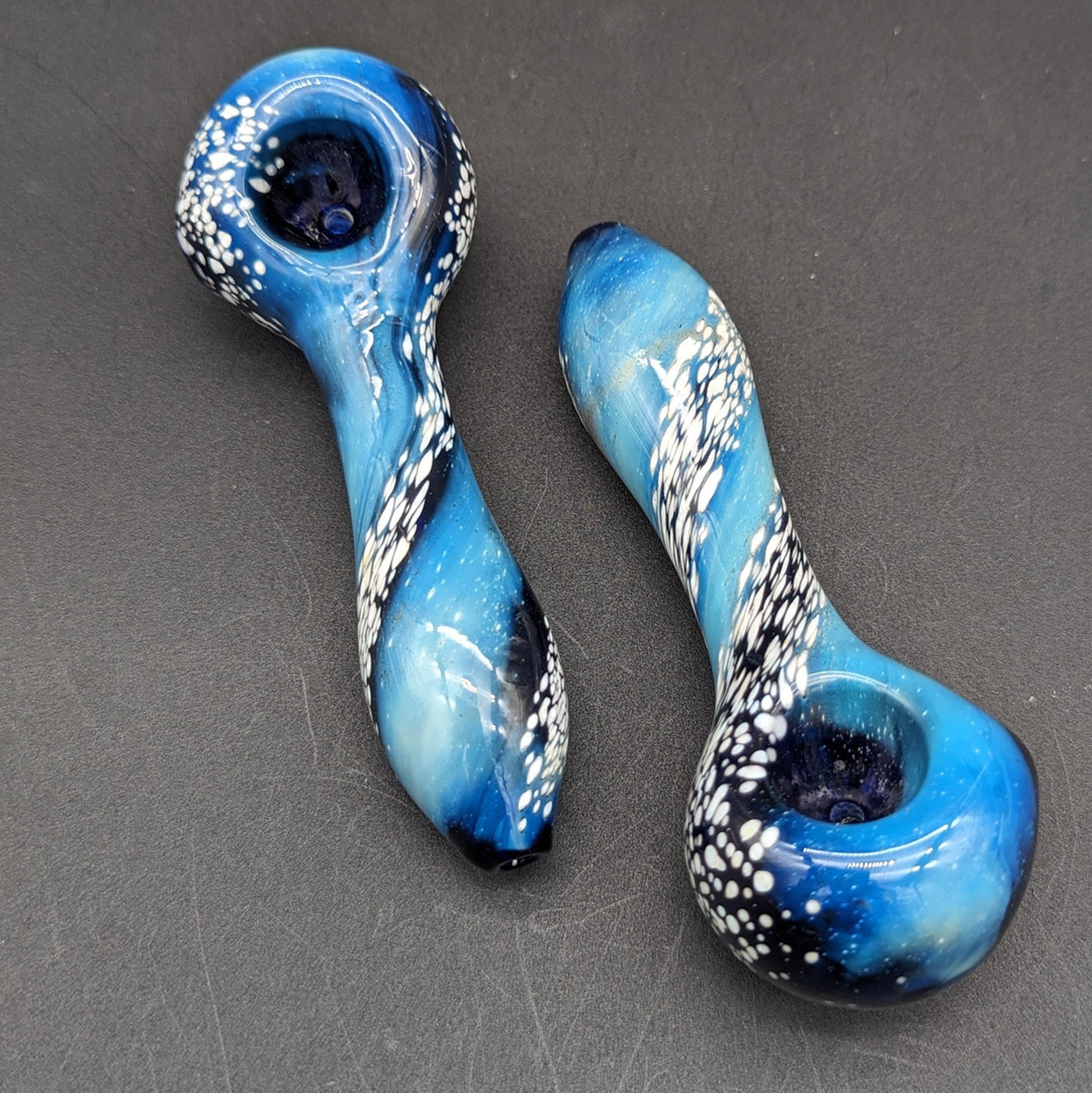GALAXY SWIRL 4.7" SPOON PIPE image 0