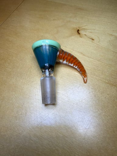 Preview pic of 14mm spiral horn bowl 3 hole