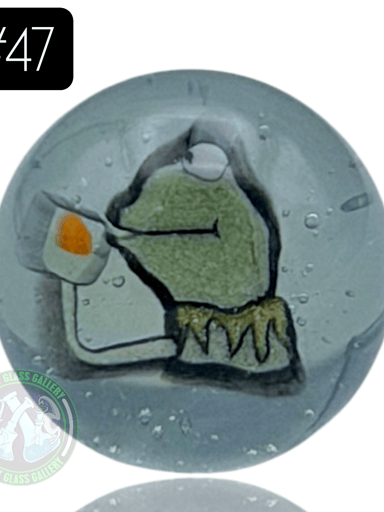 Preview pic of Keys Glass - Marble #47 (Kermit - Meme)