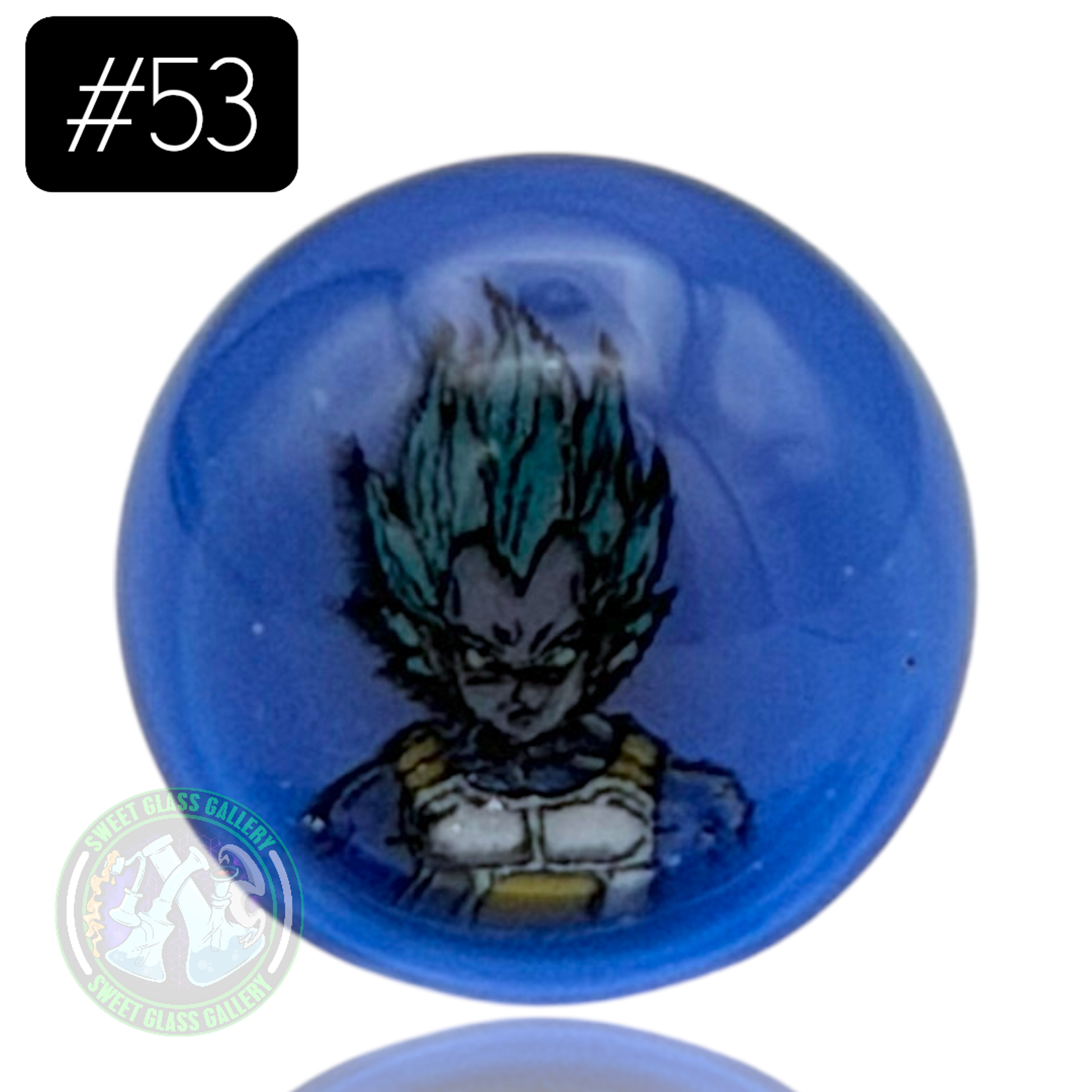 Preview pic of Keys Glass - Marble #53 (Vegeta - Dragonabll Z)