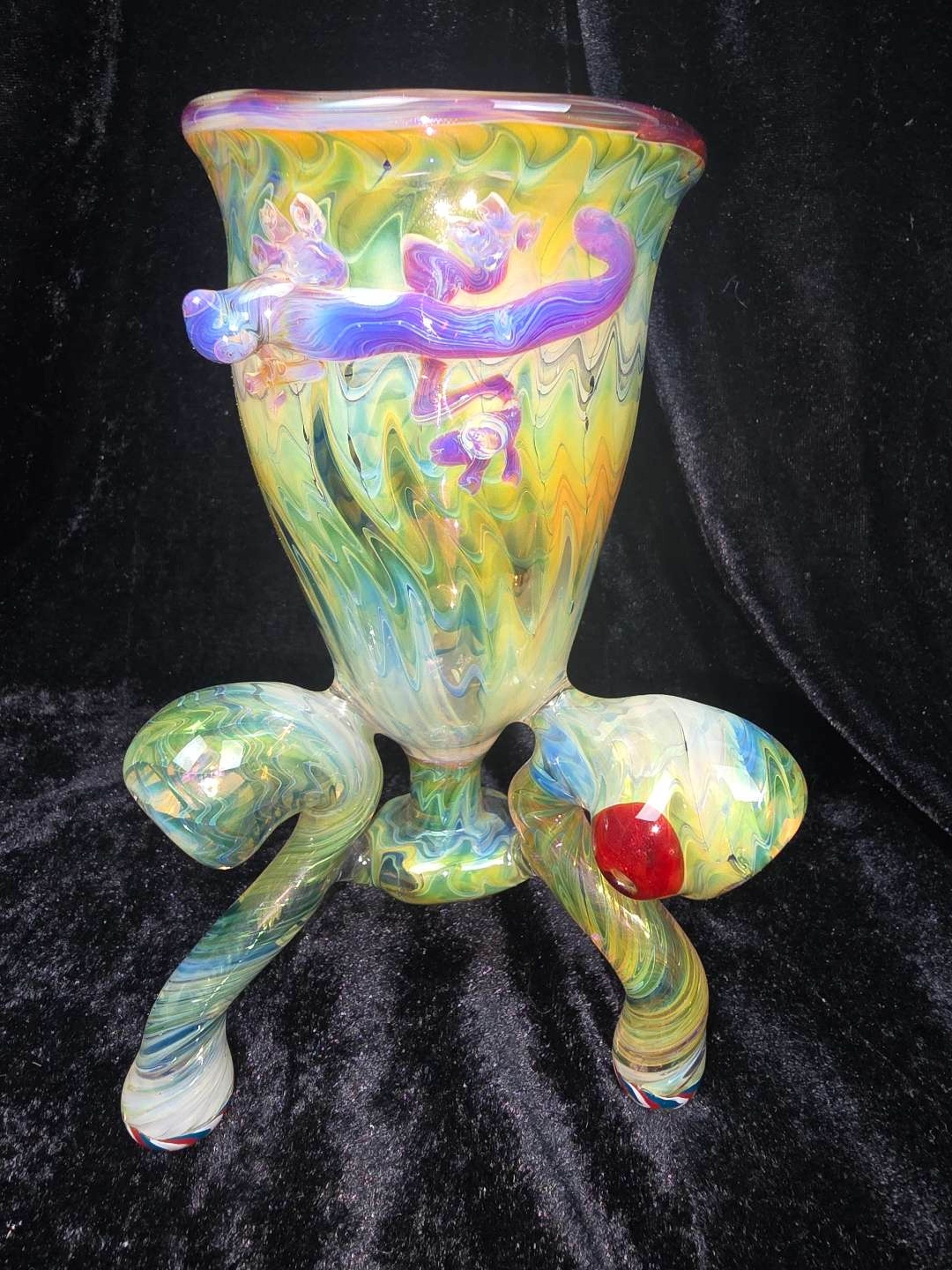 @jeremytheniceguy  - Functional Heady Glass Smoking Chalice image 0